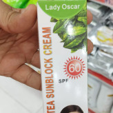 کرم ضد آفتاب برند lady oscar مناسب انواع پوست spf 60